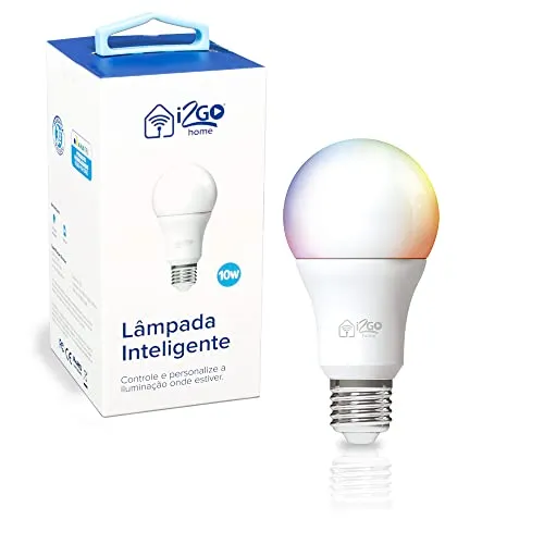 Lmpada Inteligente Smart Lamp I2go Home Wi-fi Led 10w - Compatvel Com Alexa - 3 Anos De Garantia