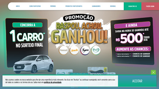 Imagem de Promoo Santher Raspou, Achou, Ganhou