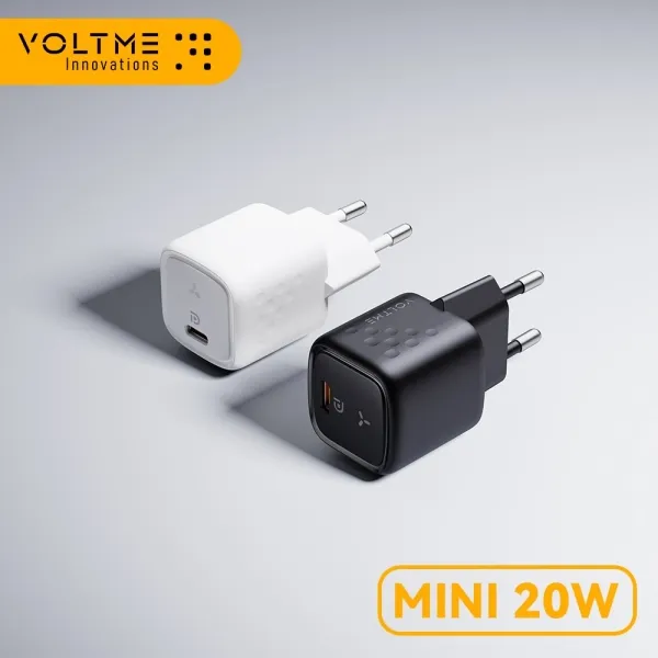 [taxa Inclusa/moedas]volme 20w Mini Usb Tipo C Carregador De Carregamento Rpido Carga Rpida Qc 4.0 3.0 Para Iphone 12 Pro Samsung Xiaomi