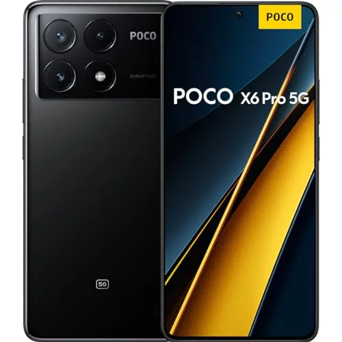 Smartphone Xiaomi Poco X6 Pro 5g 12gb+512gb Nfc Dimensity 8300-ultra 64mp Cmera Tripla 67w 120hz Amoled (preto)