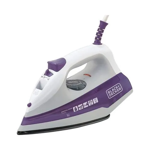 Ferro De Passar Black+decker Fx1000  Vapor Branco E Roxo 1200w