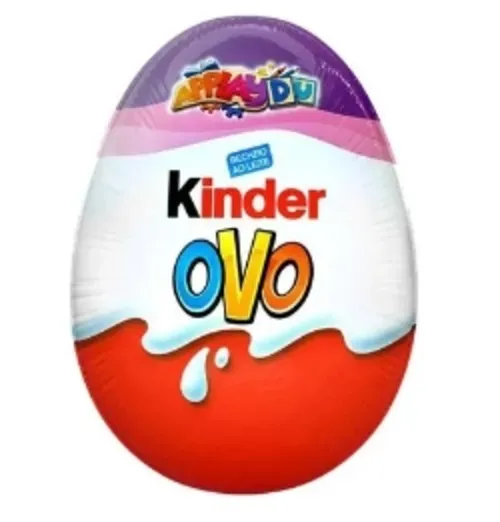 [leve 3/ Com Cashback R$ 0,47] Kinder Ovo Roxo Chocolate Recheio Ao Leite 20g 1 Unidade - Descrio