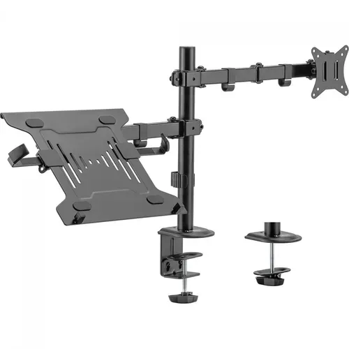 Suporte De Mesa Fortrek, Articulado, Para Monitor E Notebook, Fk485s