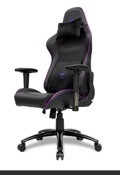 Cadeira Gamer Mancer Tyr Purple Edition, Espuma Moldada, Preta E Roxa, Mcr-tyr-prp01