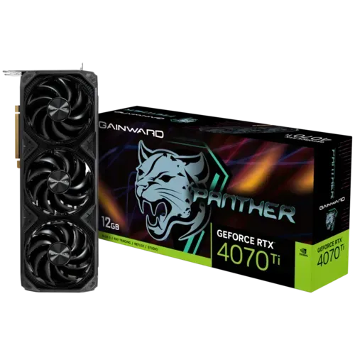 Placa De Vdeo Gainward Nvidia Geforce Rtx 4070 Ti Panther, 12gb, Gddr6x, Dlss, Ray Tracing, Ned407t019k9-1043z