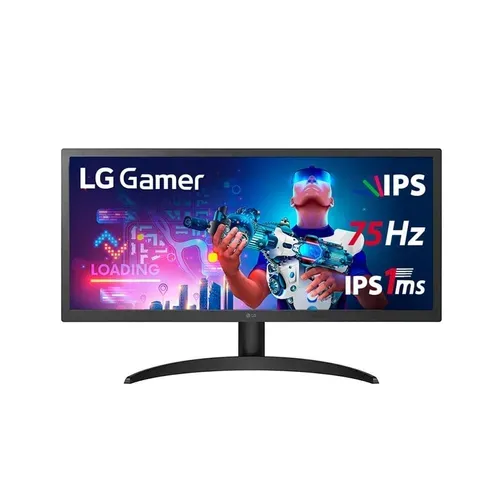 Monitor Gamer Lg Ultrawide 25.7" Ips Full Hd 2560x1080 75hz 1ms Hdmi Freesync - 26wq500