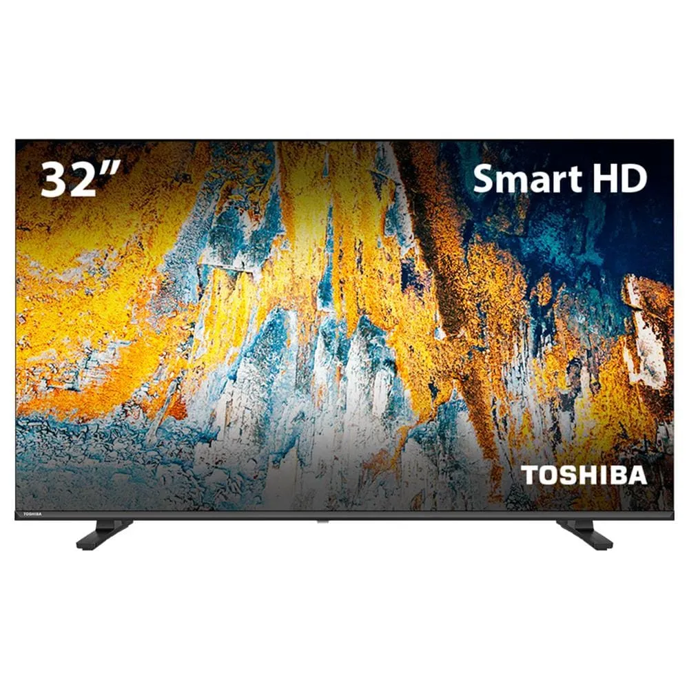 Smart Tv 32 Hd Led Tb016m Toshiba 32v35l Com Wifi, Dolby Audio E Espelhamento De Tela