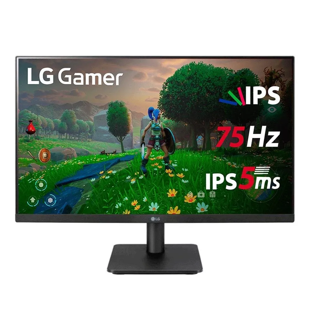 Monitor Gamer Lg 27 Full Hd, Ips, Hdmi E Vesa, Freesync, Ajuste De ngulo, Bordas Finas - 27mp400-b