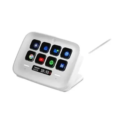 Mesa Controladora Streaming Elgato Stream Deck Neo, 8 Teclas Lcd, Usb - 10gbj9901