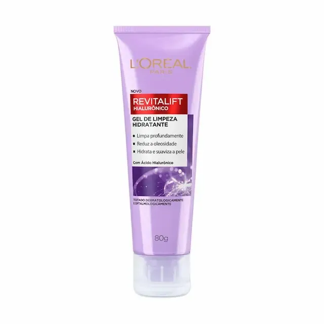 Gel De Limpeza Anti-idade Loral Paris Revitalift Hialurnico 80g