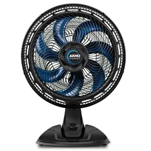 Ventilador De Mesa Arno X-treme Ve70 127v Preto E Azul