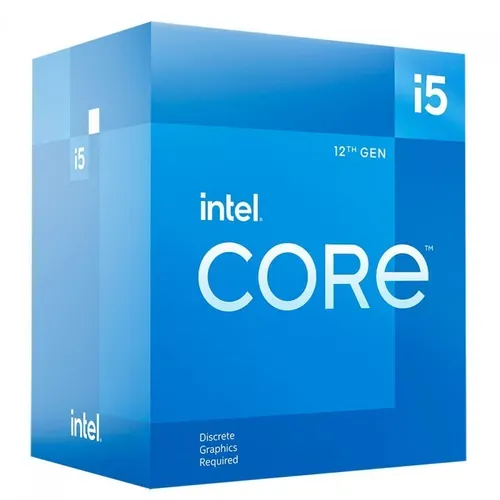 Processador Intel Core I5 12400f, 2.5ghz (4.4ghz Turbo), 12 Gerao, 6-cores 12-threads, Lga 1700, Com Cooler, Bx8071512400f