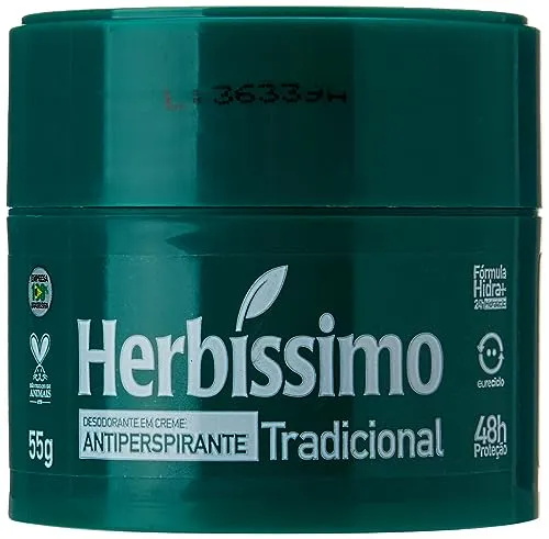 Desod. Creme Herb. Tradicional 55gr, Herbissimo