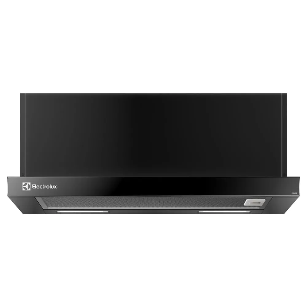 Depurador De Ar Electrolux 60cm Retrtil Preto Efficient Com Luz De Led (de6rp)