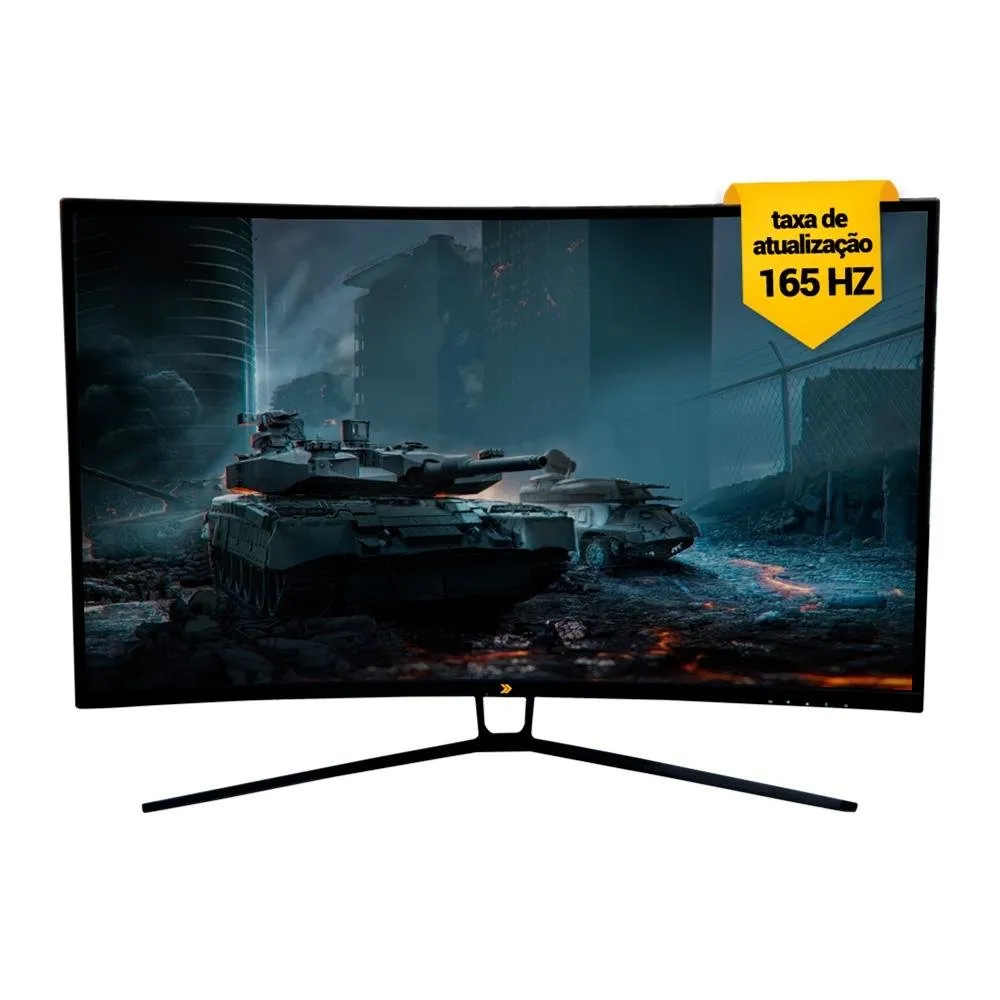 Monitor Gamer Curvo Kbm! Gaming Mg330 31.5, 165hz, Full Hd, 1ms, Displayport E Hdmi, Adaptive Sync, Ajuste De ngulo - Kgmg33031pt