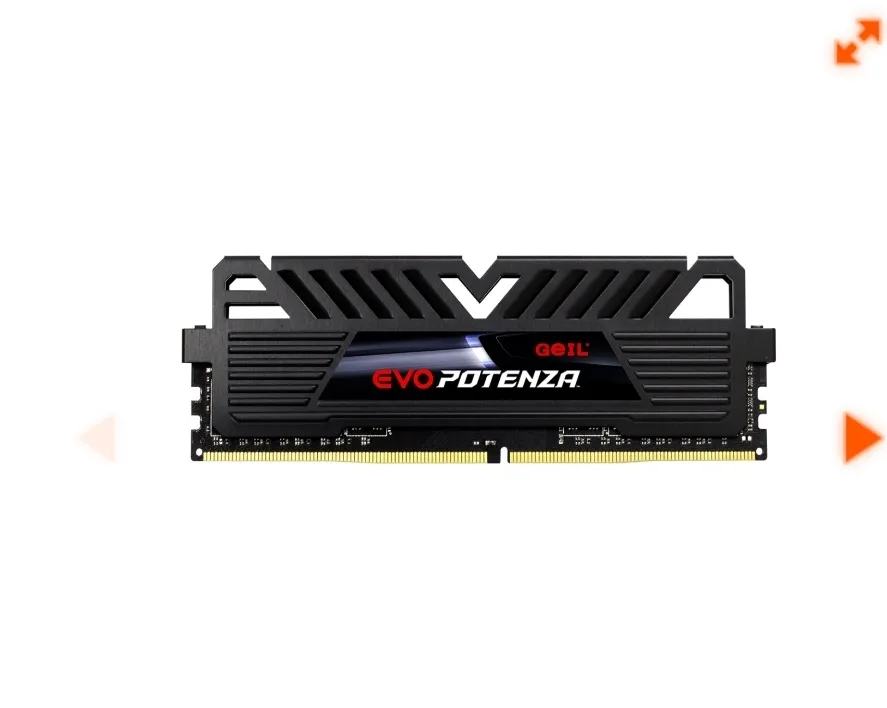 Memria Ddr4 Geil Evo Potenza, 8gb, 3200mhz, Black, Gapb48gb3200c22sc