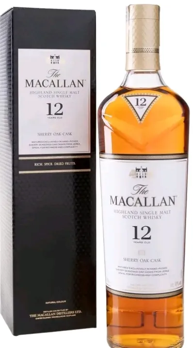 Whisky Macallan Sherry Oak 12 Anos Single Malt 700ml