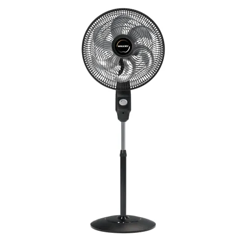 Ventilador De Coluna Mallory olo 126w, Silencioso, Hlice De 15 Ps, Grade Especial Em Sistema Ts, Mxima Vazo E Mnimo Rudo  Pr-gf- 220v