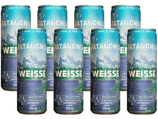 Cerveja Patagnia Weisse 8 Unidades Lata