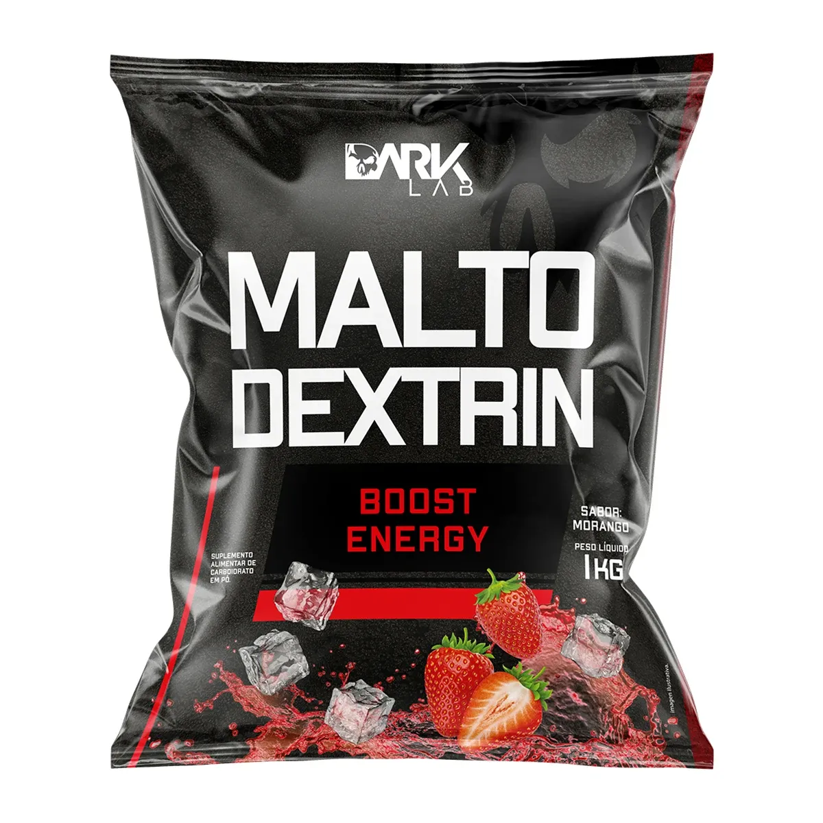 [conta Nova R$6,90 /br] Maltodextrina Boost Energy (1kg) - Dark Lab (aa Com Guaran, Uva E Limo)