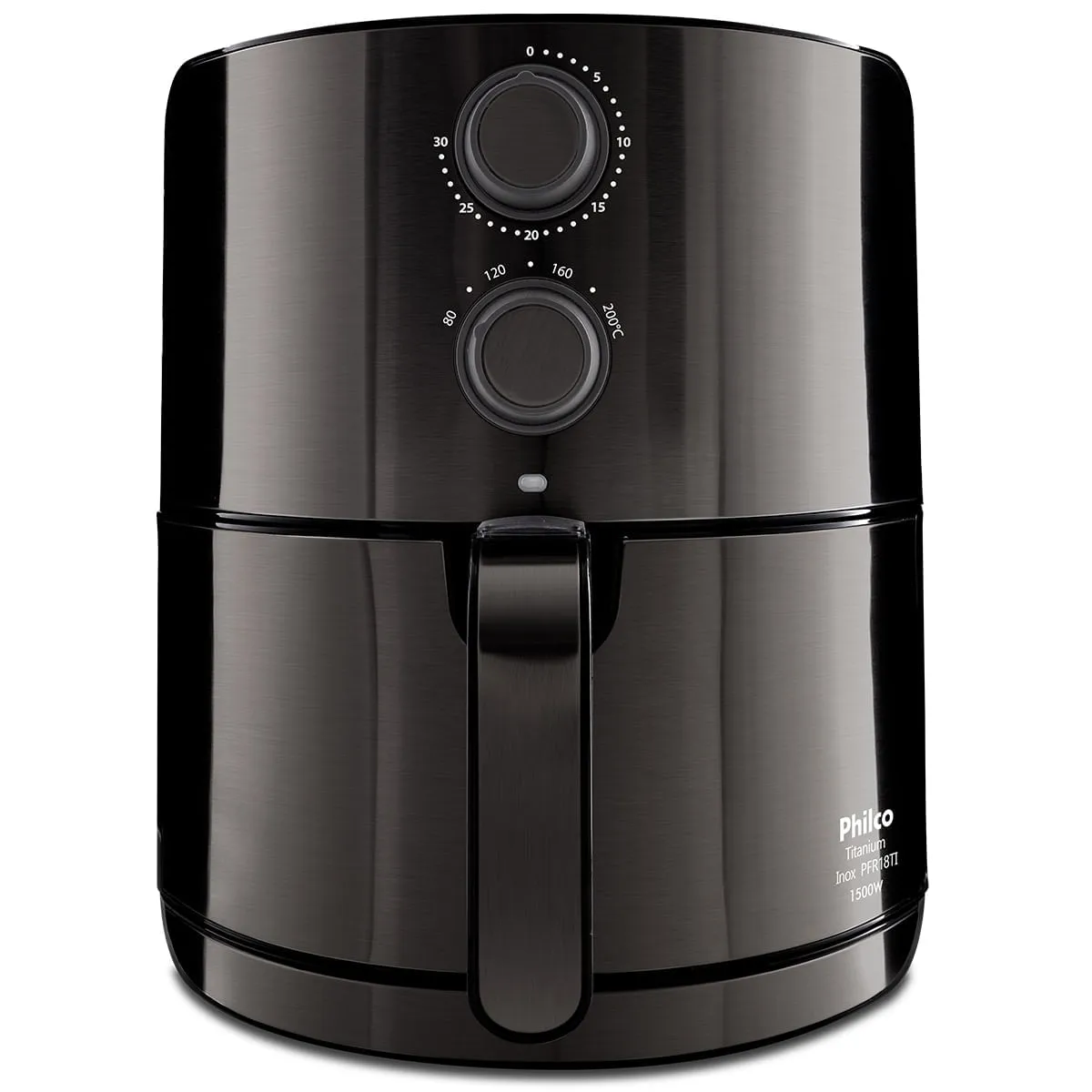 [outlet] Fritadeira Air Fryer Philco Pfr18ti Titanium Inox 4,6 Litros 1500w - 220v