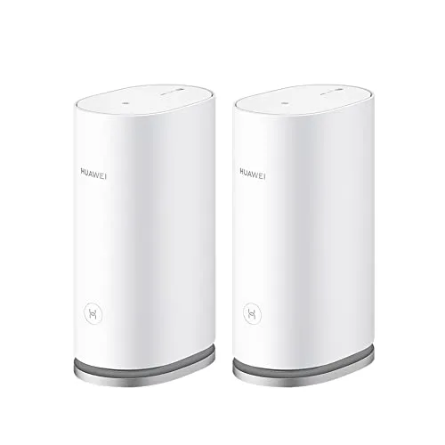 Roteador, Huawei Mesh 3, At 3000mbps De Velocidade, Wifi 6, Ampla Cobertura De Sinal, 2 Torres, Branco