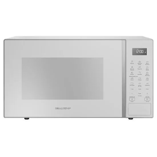 Micro-ondas Brastemp 32 Litros Branco Com Menu Gourmet - Bms46ab