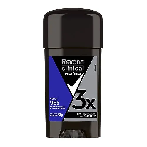 [+ Por - R$14,66] Rexona Clinical Antitranspirante Creme Clean 58g