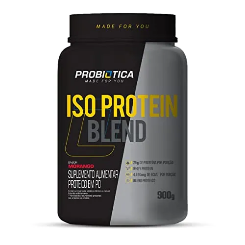 Probitica Iso Protein Blend - 900g Morango -