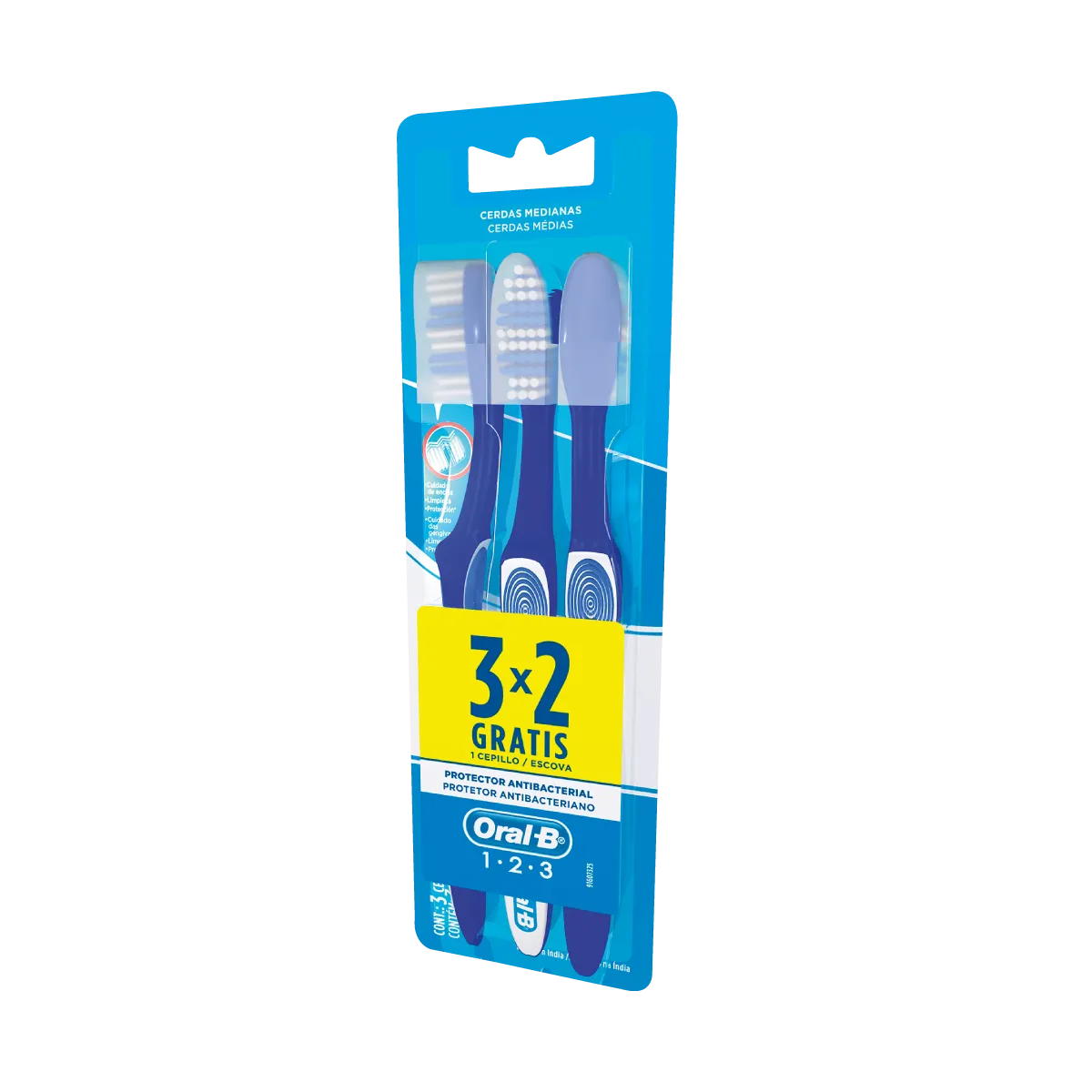 Escova Dental Oral-b 123 Leve 3 Pague 2