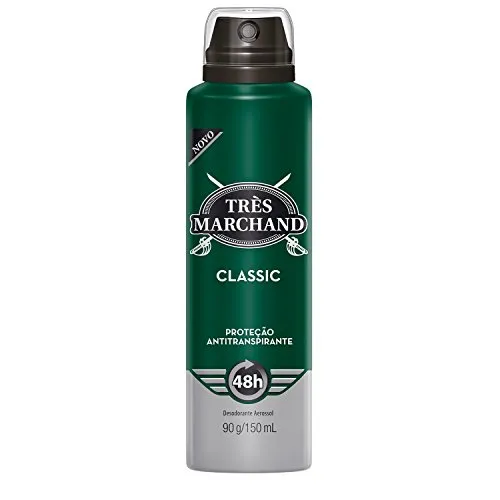 [+por- R$ 8,50] Trs Marchand Desodorante Aerossol Classic 150 Ml (90g)