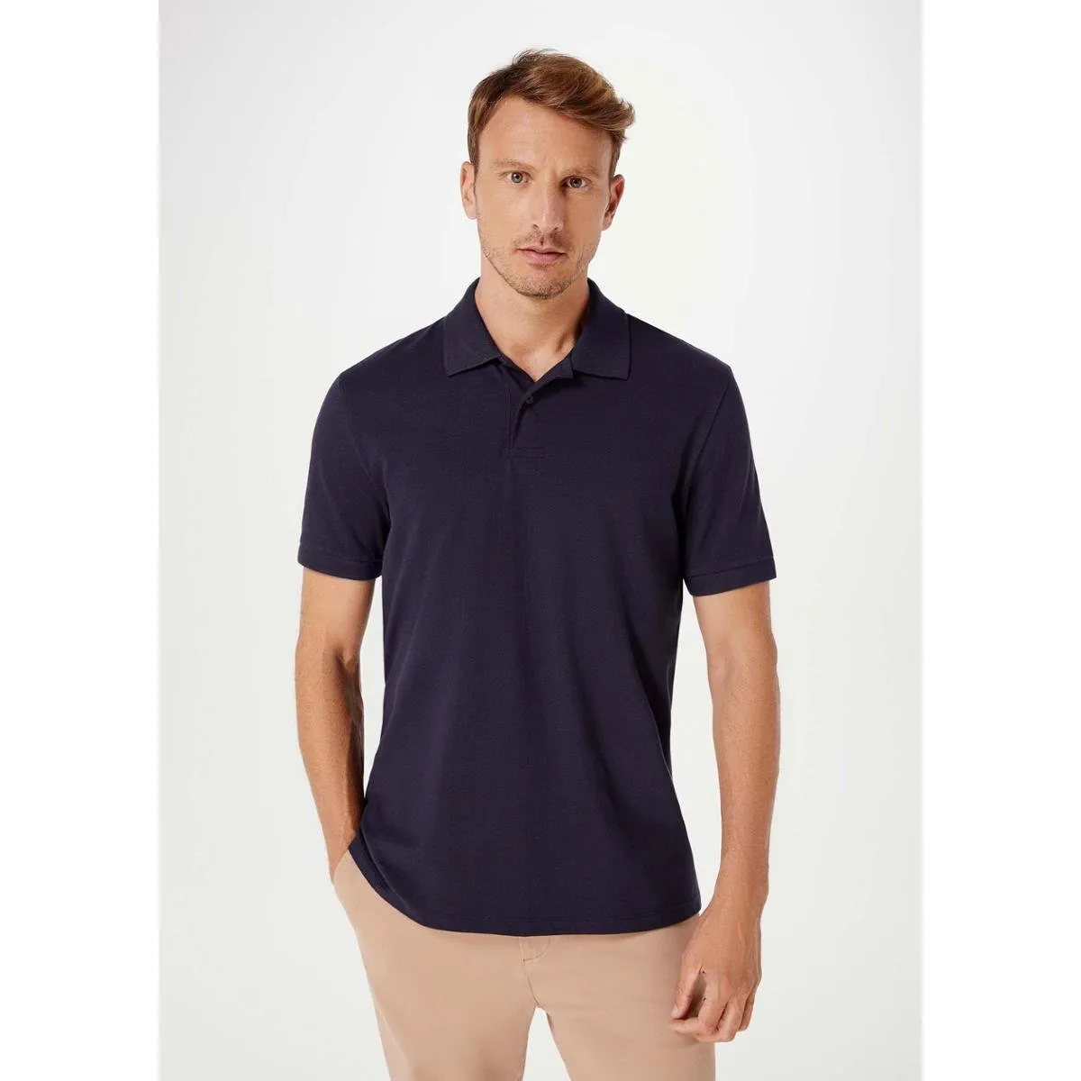 Camisa Polo Hering Bsica Manga Curta Em Piquet Masculina - Tamanho P M G Gg