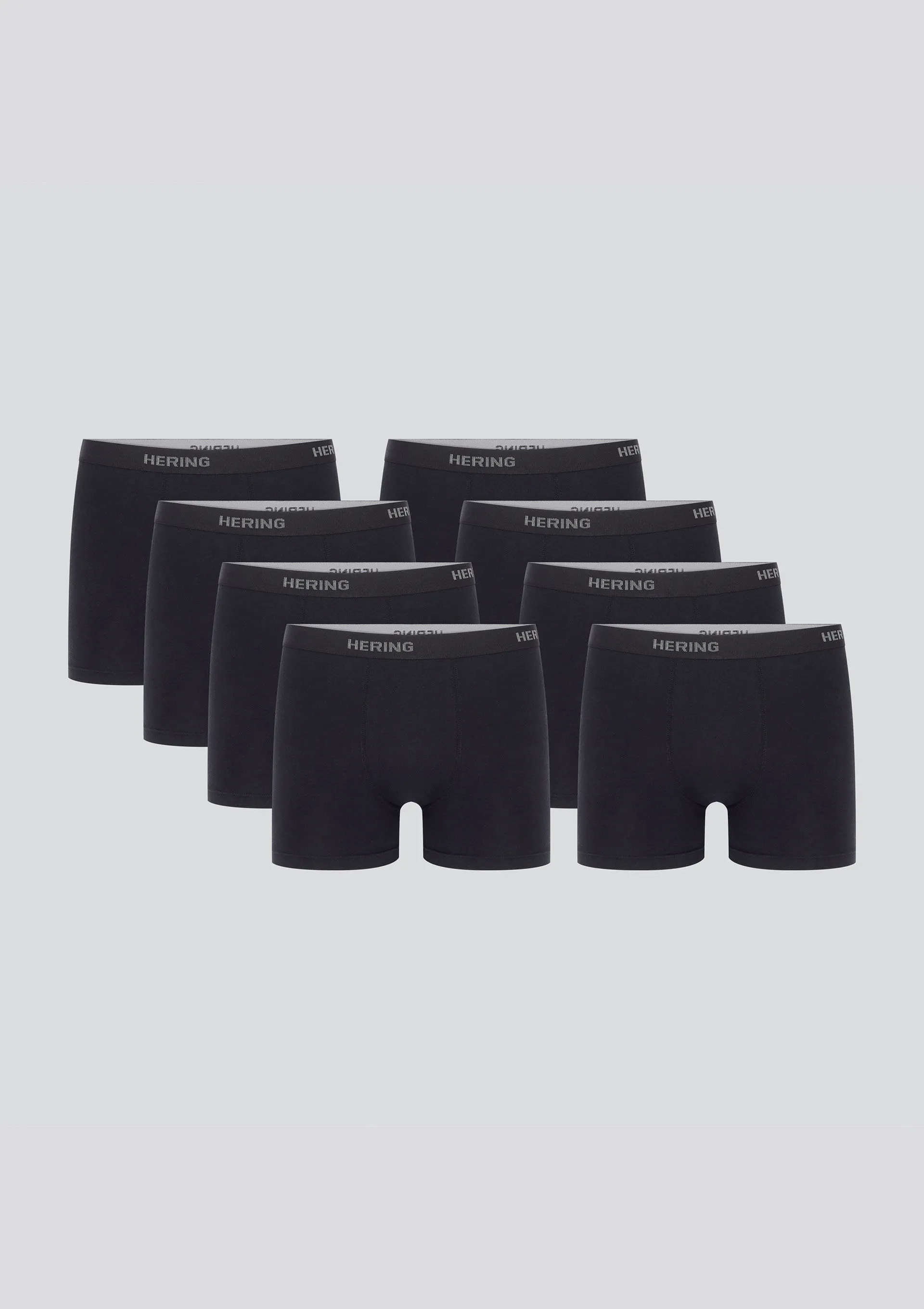 [app] Kit 8 Cuecas Boxer Masculinas - Preto