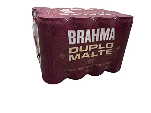 [rec] Pack Cerveja Brahma Duplo Malte Lata Sleek - Com 12 Unidades 350ml