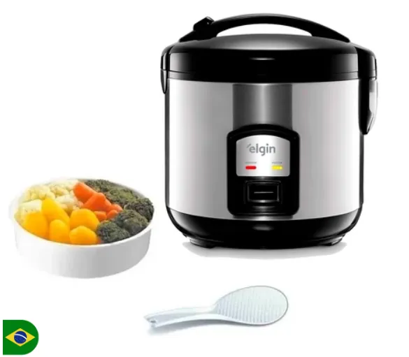 Panela Eltrica De Arroz A Vapor 400w 5 Xcaras Ou 1,0 Litros Elgin