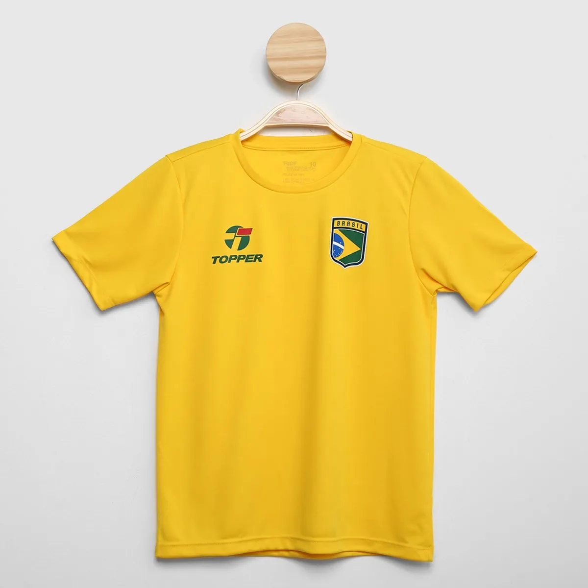 Camisa Topper Seleo Brasil Infanto-juvenil Masculina