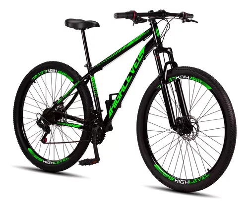 Bicicleta Aro 29 Ao Carbono Ksvj Freios Disco Suspenso 21v