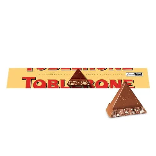 Toblerone Chocolate Ao Leite Nougat De Mel E Amndoas Toblerone Caixa 100g - Importado