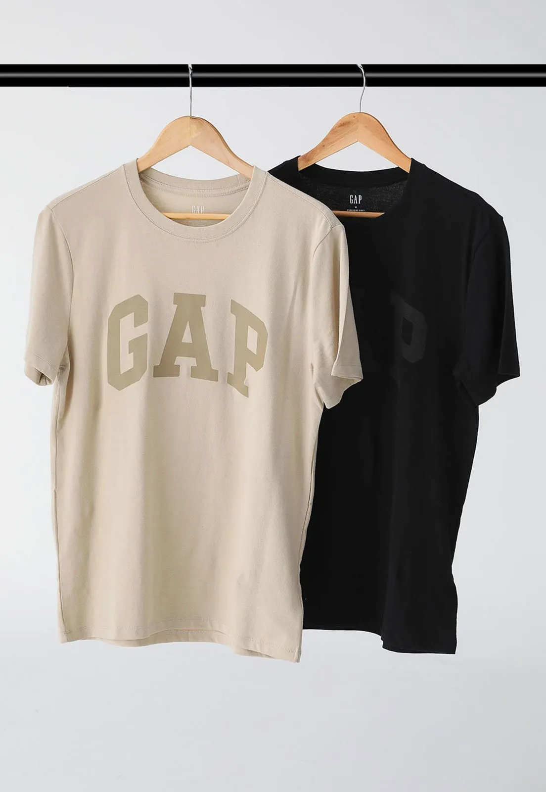 Kit 2ps Camiseta Gap Reta Logo Off-white