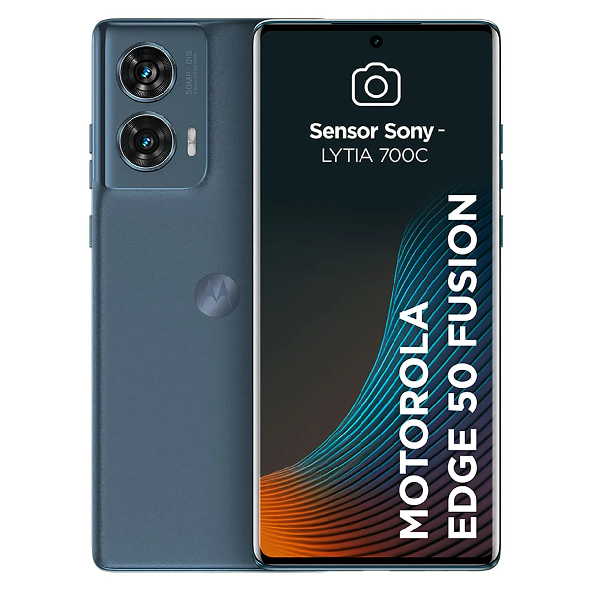 Smartphone Motorola Edge 50 Fusion Blue Teal 5g 256gb 16gb Ram Boost 50mp Sony Ai Camera Ip68 Nfc