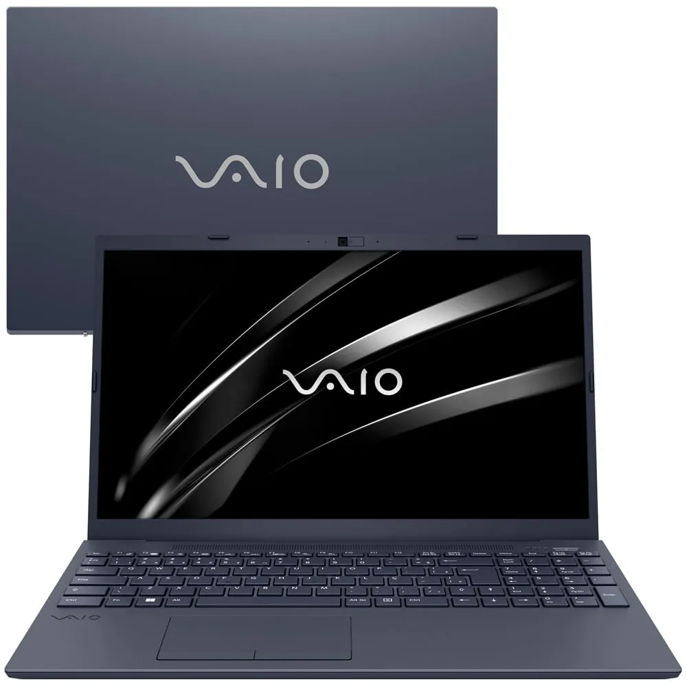 Notebook Vaio Fe15 Amd Ryzen 7-5700u Linux 32gb Ram 512gb Ssd 15.6"; Full Hd - Cinza Grafite