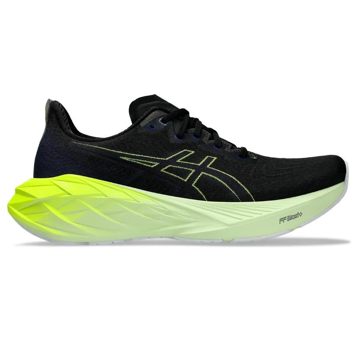 Tnis Asics Novablast 4 - Masculino - Preto Com Verde