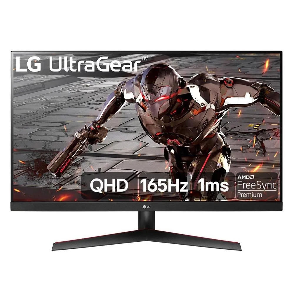 Monitor Gamer Lg Ultragear 32, 165hz, Qhd, 1ms, Displayport E Hdmi, 95% Srgb, Freesync Premium, Hdr 10, Vesa, Preto - 32gn600-b