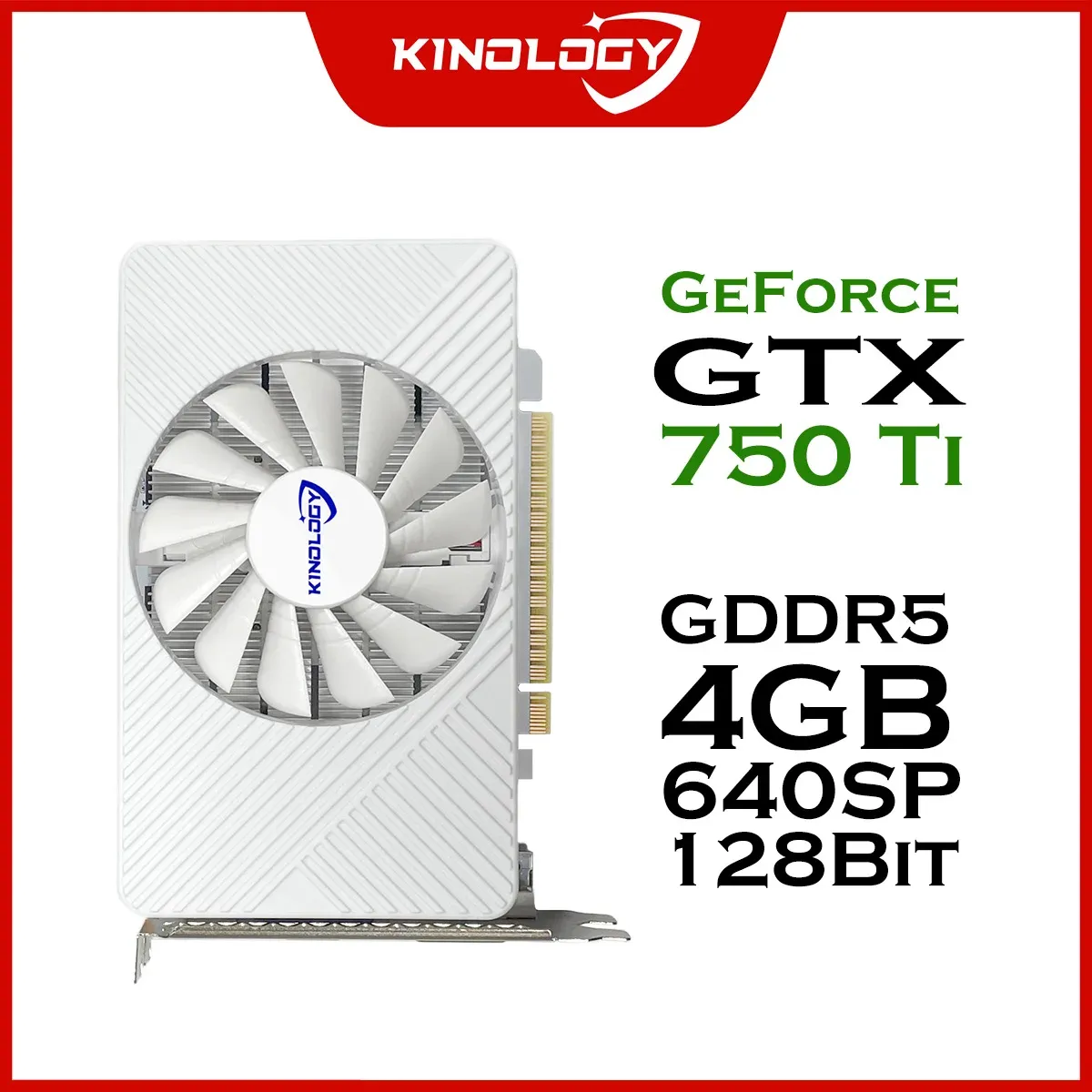 (taxa Inclusa) Kinology-gtx 750 Ti Placa Grfica De Vdeo, 4gb