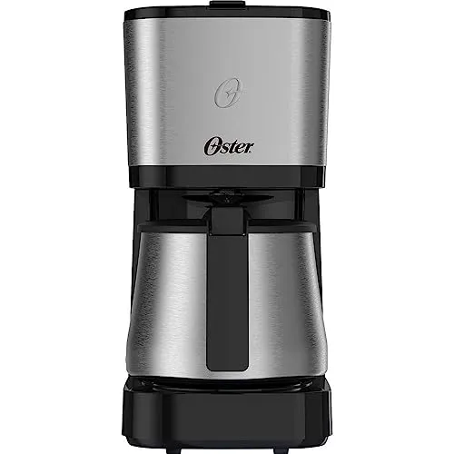 Cafeteira Oster Com Jarra Inox, 1,2l, Preta/inox, 220v, 750w, Ocaf650