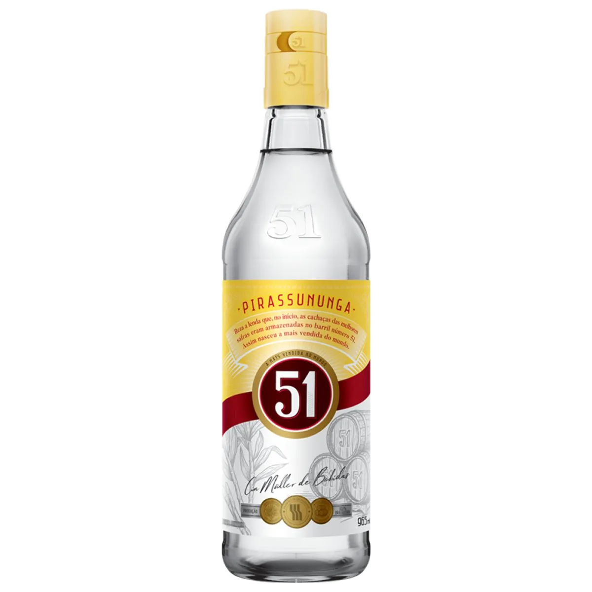 Cachaa Tradicional 51 Garrafa 965ml