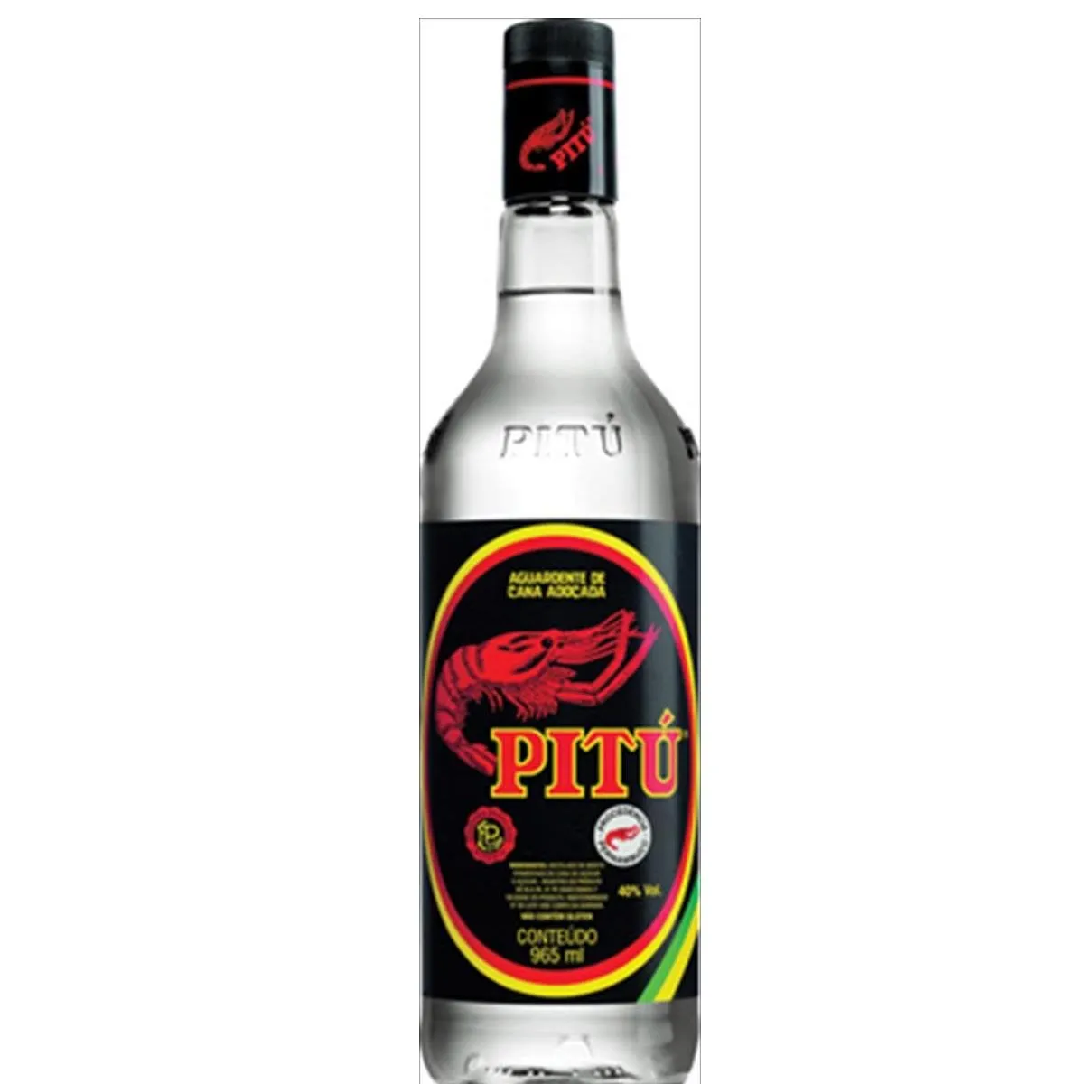 Aguardente De Cana Adoada Pit Garrafa 965ml