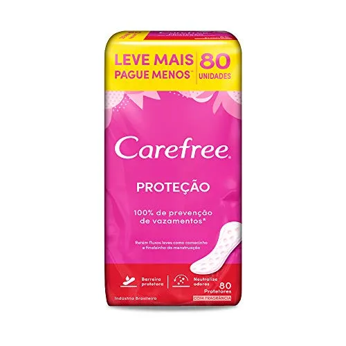 (rec)carefree Protetor Dirio Proteo Com Fragrncia, 80un