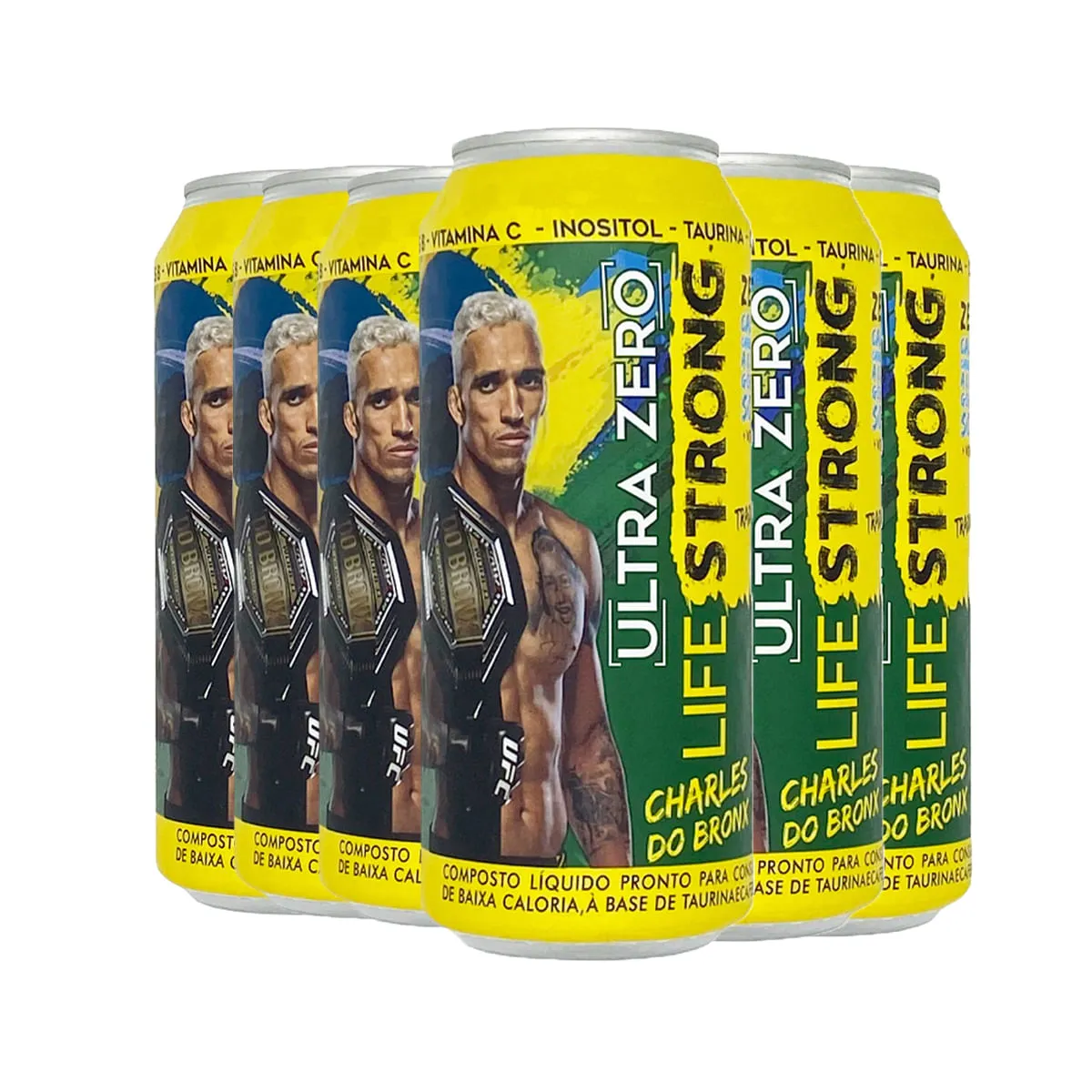 Energtico Tradicional Charles Do Bronx 6 Unidades 473ml Cada Life Strong