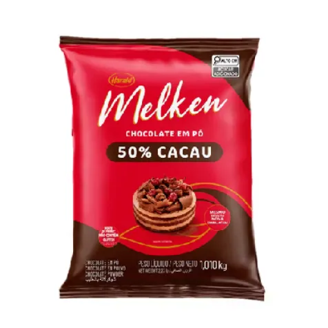 Chocolate Em P Melken 50% Cacau Harald 1,01kg